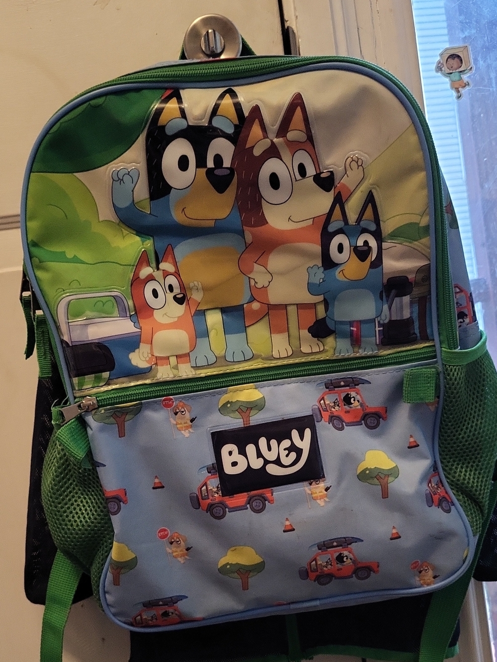 Bluey Kids Backpack - Blue & Green